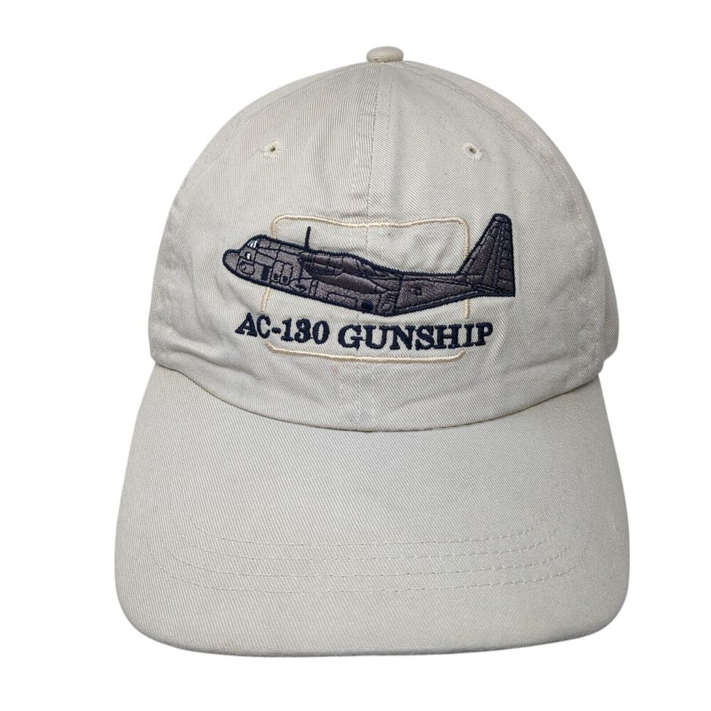 AC-130 Gunship Slideback Hat Tan OSFA Embroidered Gear For Sports